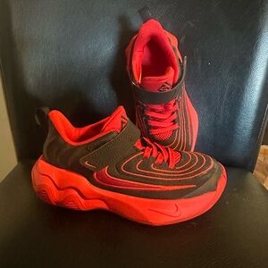 Nike Kids Red and Black Sneakers